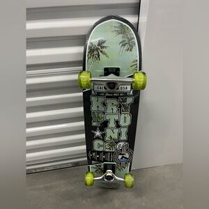 Green and Black Skateboard